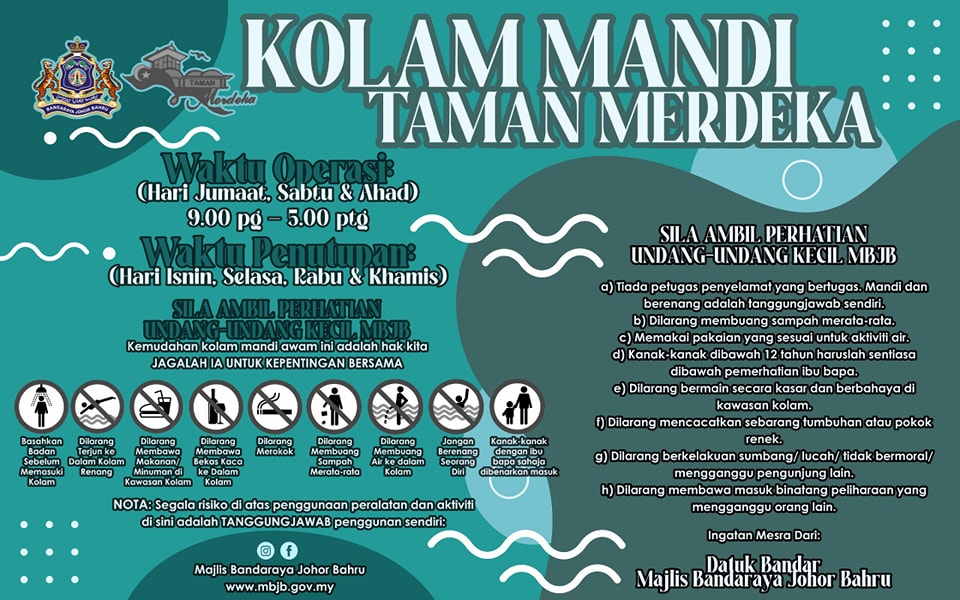 Kolam Mandi Taman Merdeka